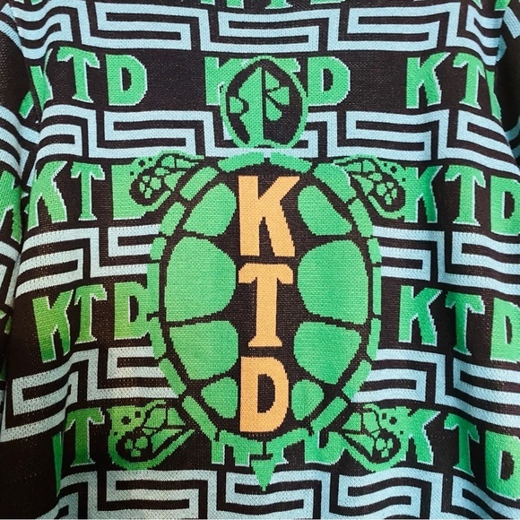 RARE Kentucky Derby Turtle KTD  Sweater Size Large Knit Unique Item - Picture 5 of 12